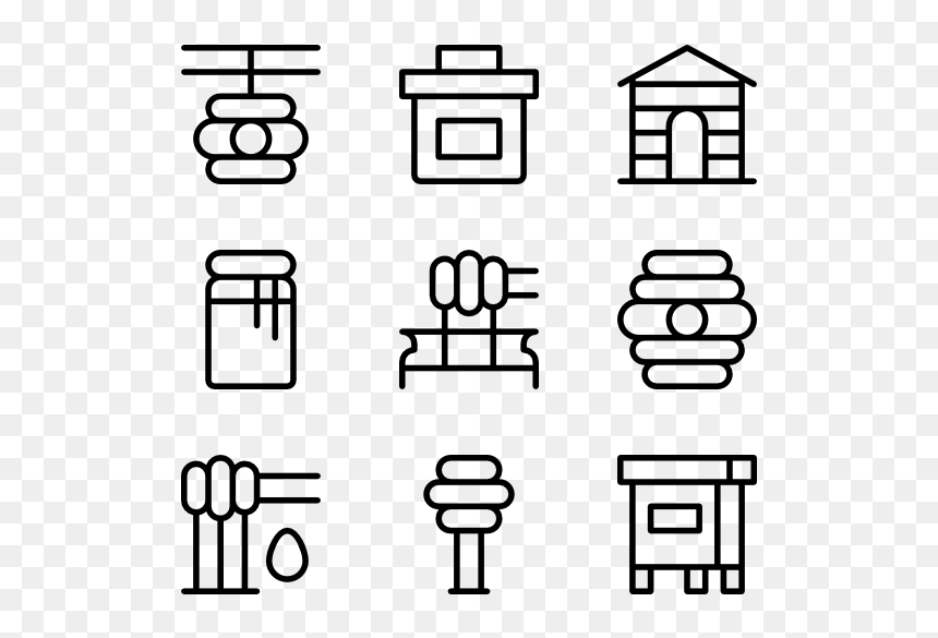 Components Of Computer Icons, HD Png Download - honey comb png