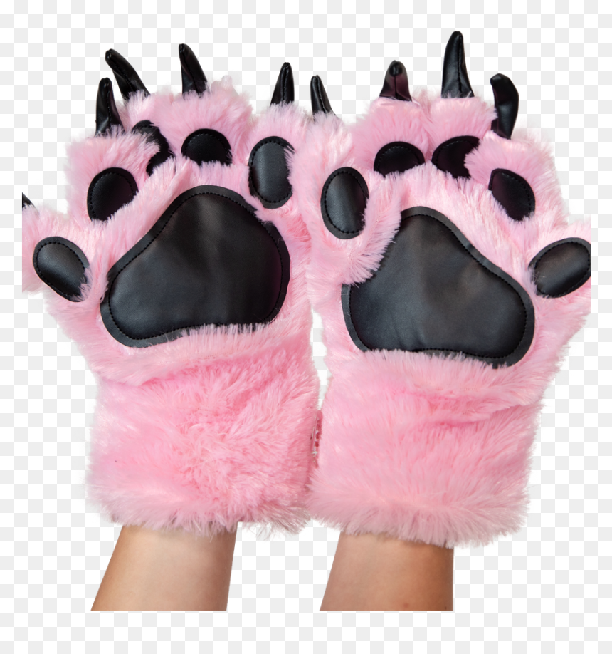 Pink Bear - Mask, HD Png Download - bear paw png