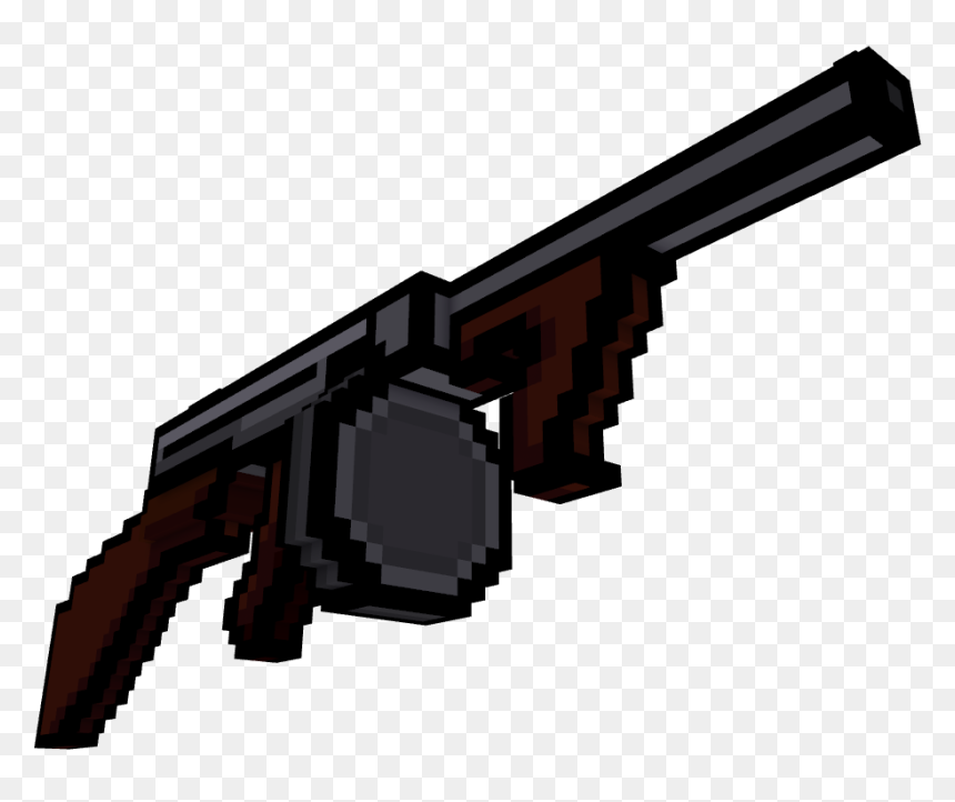 Pixel Gun Tommy Gun , Png Download - Tommy Gun Pixel Gun 3d, Transparent Png - tommy gun png