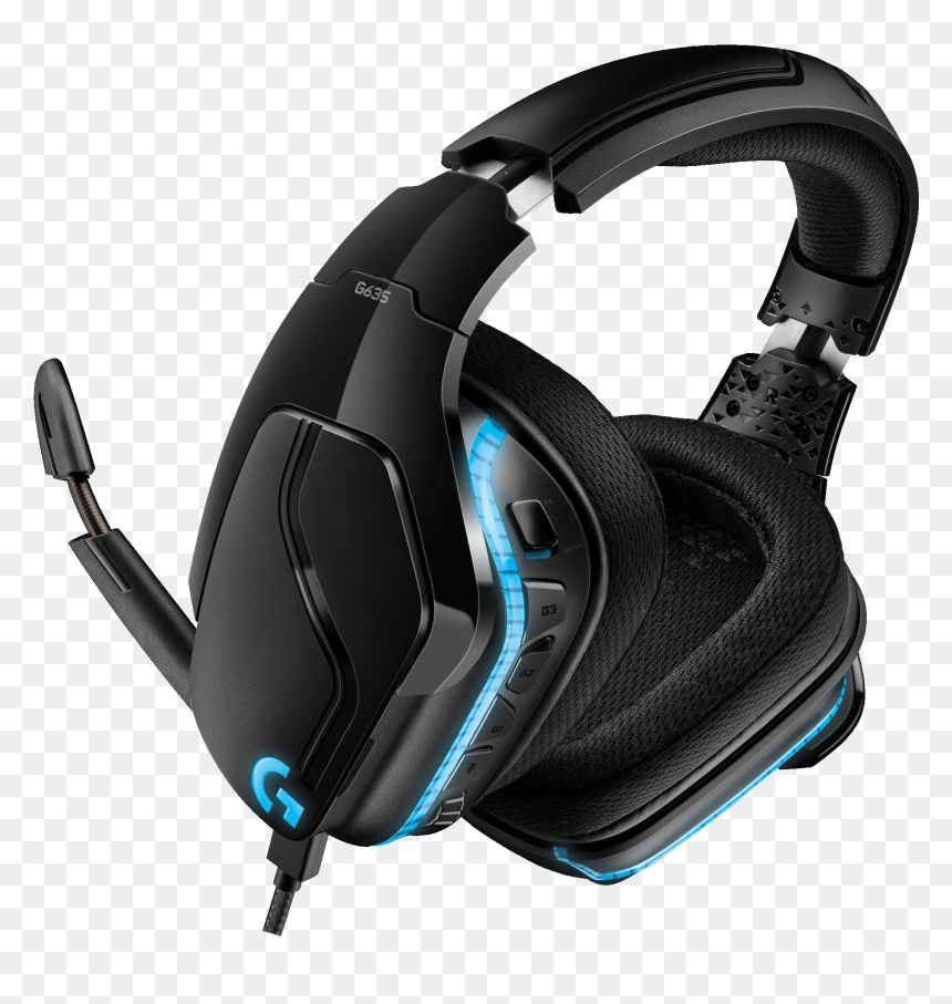 Logitech G635, HD Png Download - gaming headset png