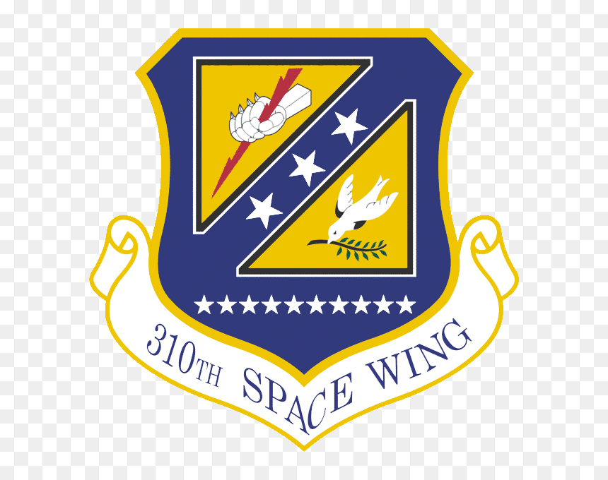 310th Space Wing - Fighter Wing, HD Png Download - shield with wings png