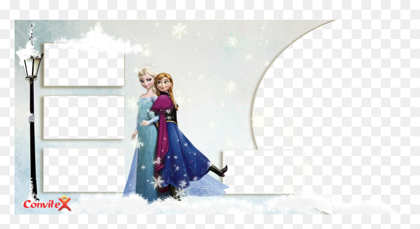 Photobook Frozen 1 By Convitex Photobook Frozen 2 By - Happy Birthday Frozen Png, Transparent Png - moldura frozen png