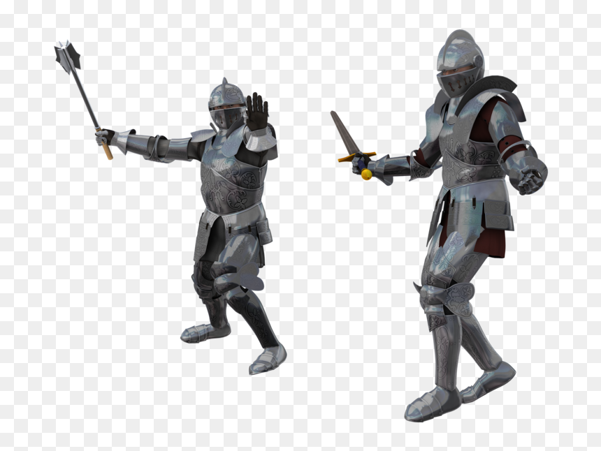Kingdom Knight Poses - Knight, HD Png Download - fighting png