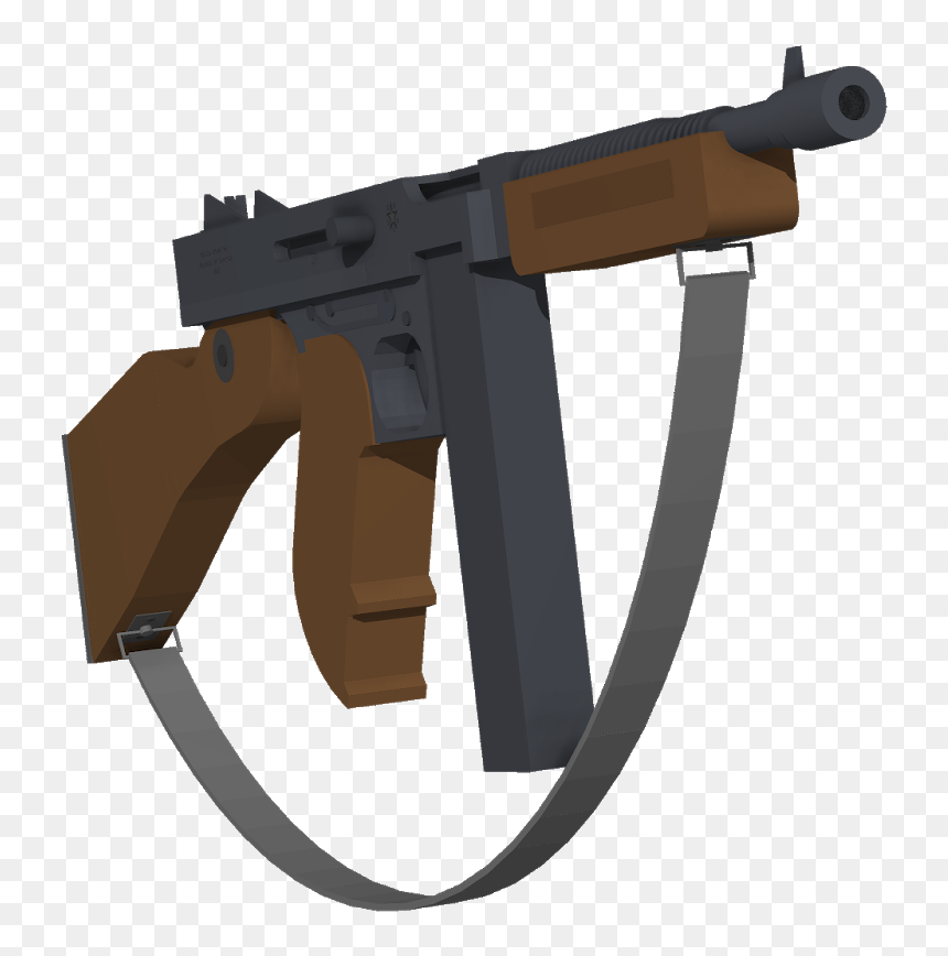 7 Sep 19 5 - Trigger, HD Png Download - tommy gun png