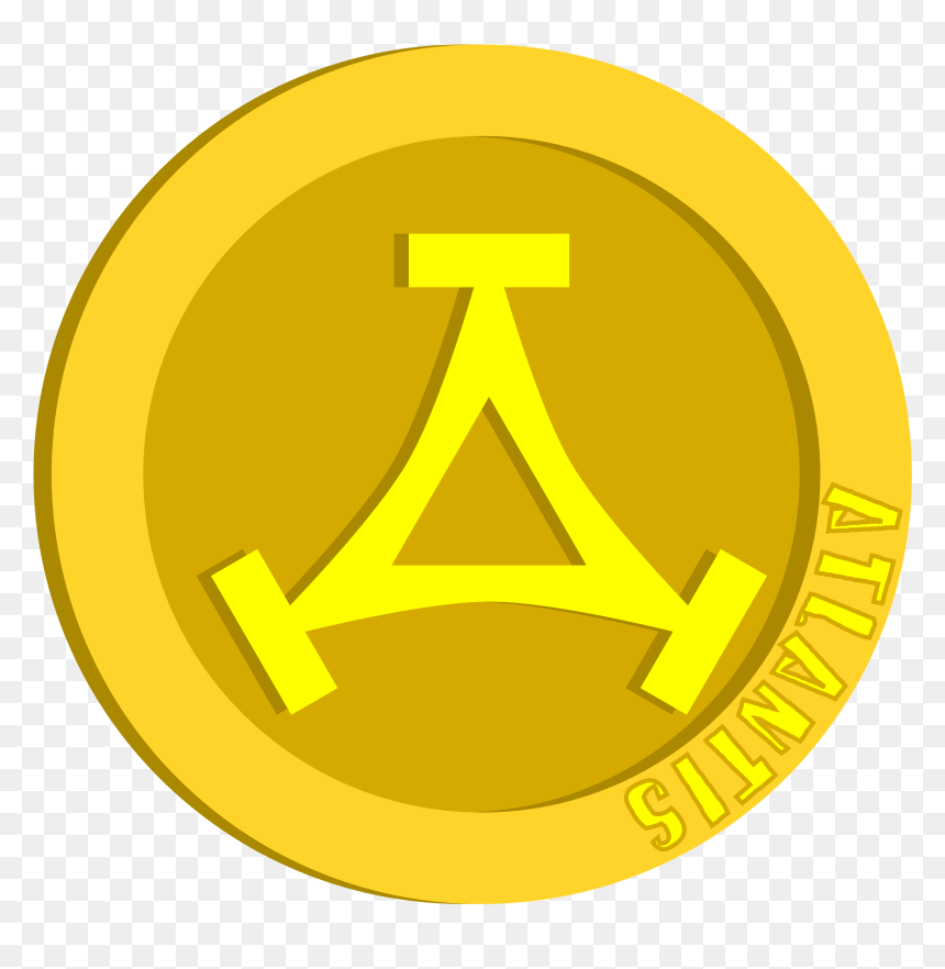 Atlantis Coin Clip Arts - Circle, HD Png Download - coin icon png