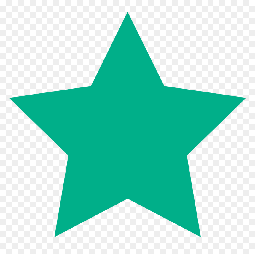 Teal Star Clip Art, HD Png Download - watch icon png