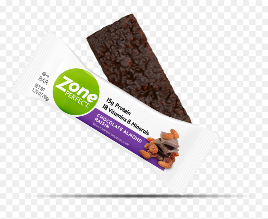 Zoneperfect Dark Chocolate Almond Protein Bars, HD Png Download - bars png