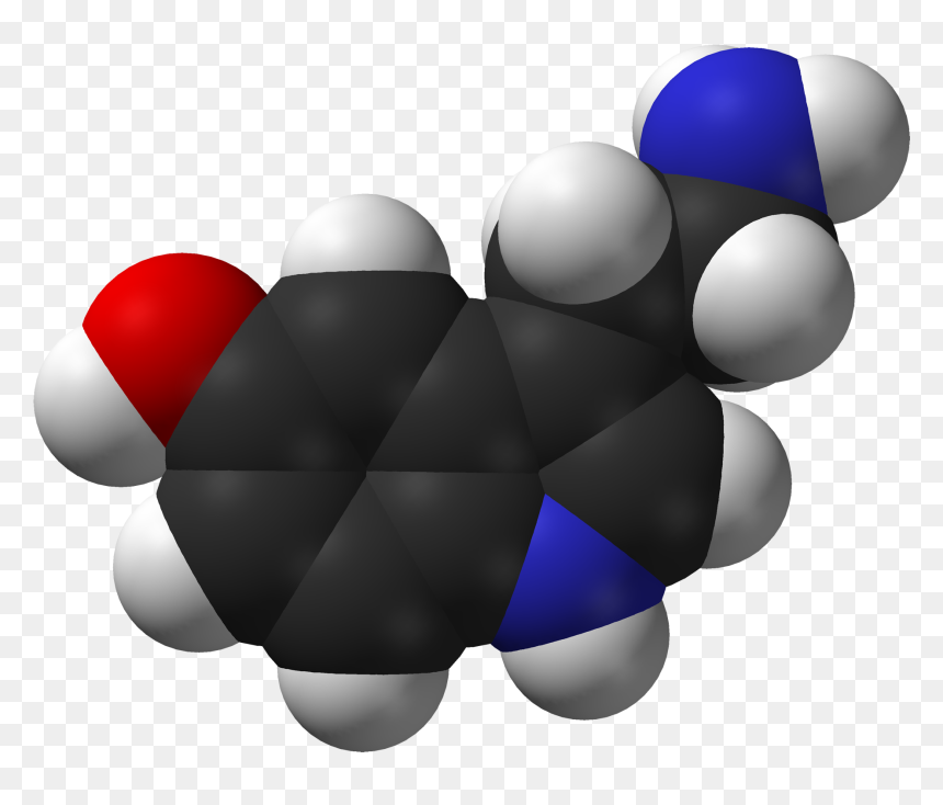 Serotonin Spartan Hf Based On Xtal 3d Sf Web - Serotonin Space Filling Model, HD Png Download - spartan png