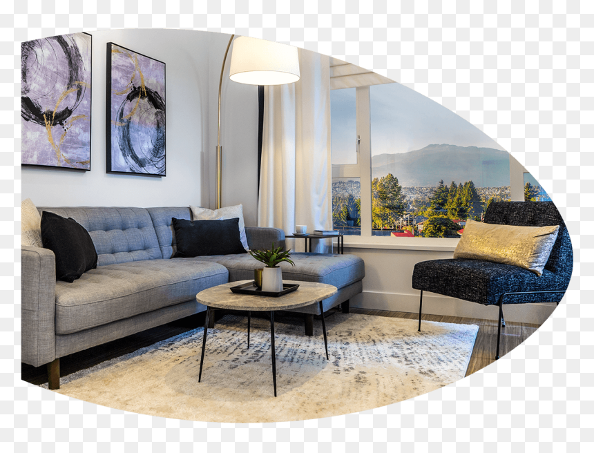Eternity Burnaby Interior Left Living Room - Living Room, HD Png Download - living room png
