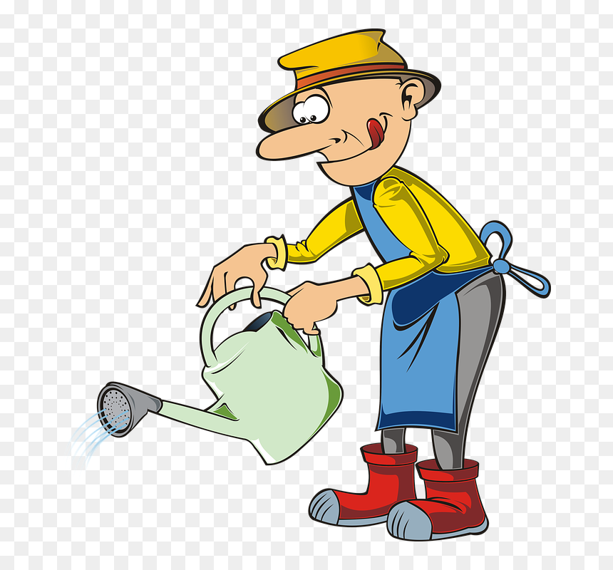 Gardener, Garden, Gardening, Watering Can, Watering - Gardener Clipart, HD Png Download - gardener png