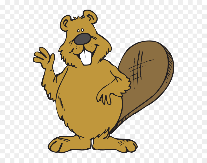 Beaver Waving Clip Art At Clker - Beaver Clipart Png, Transparent Png - beaver png