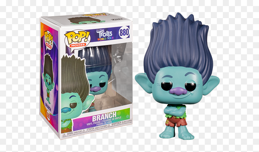 Trolls Branch Funko Pop, HD Png Download - trolls characters png
