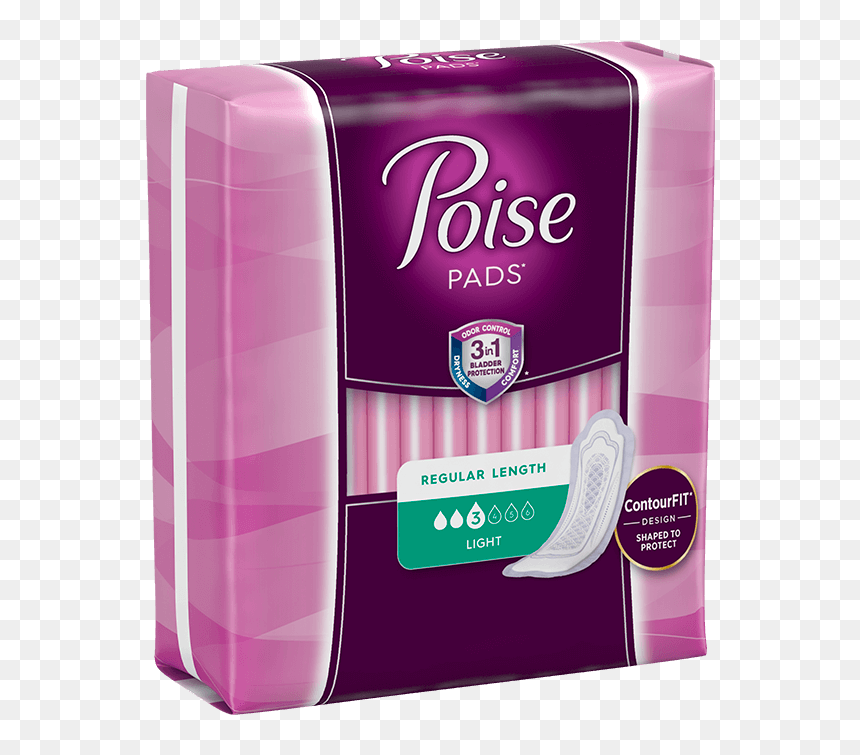 Poise Long Length Maximum Absorbency Pads, HD Png Download - light leak png