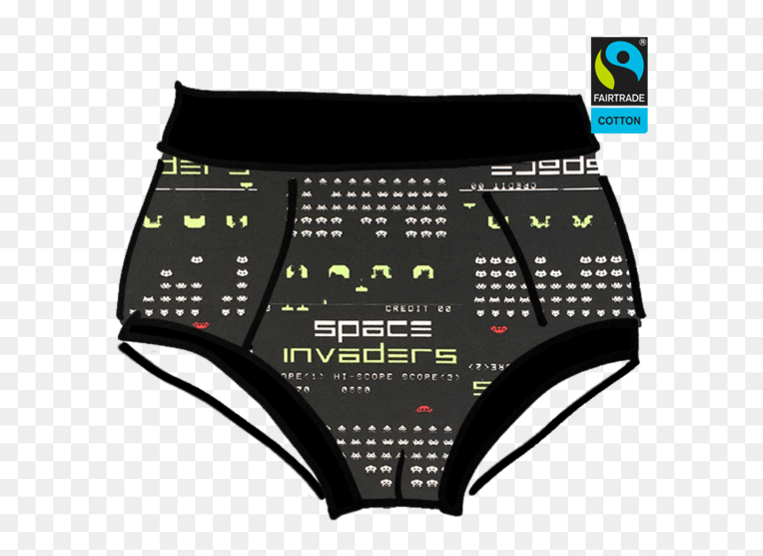 Mens Original Space Invaders , Png Download - Underpants, Transparent Png - space invaders png