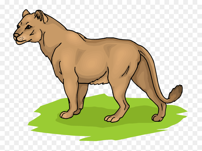 Lion Png Clipart 1045 12 Astrodisco - Clip Art Of Lioness, Transparent Png - lioness png