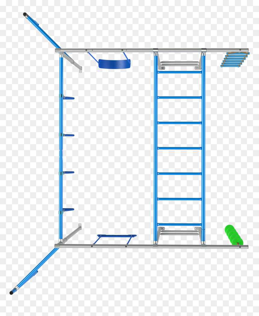 Monkey Bars Top View, HD Png Download - bars png