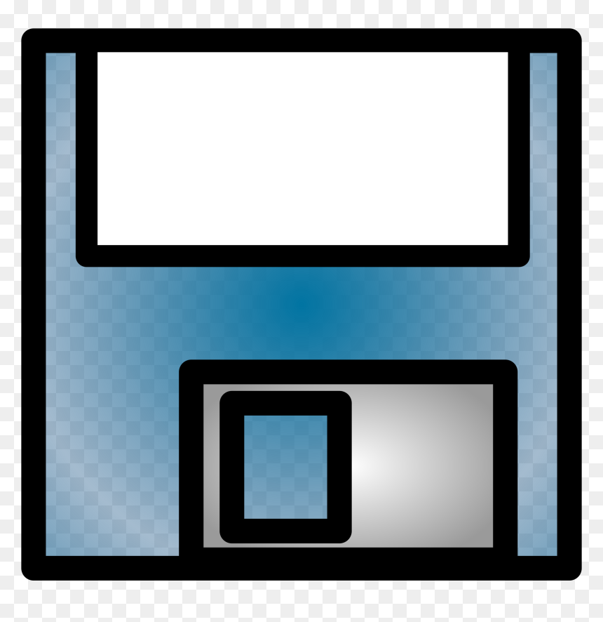 Guardar, Save Clip Arts - Floppy Disk Square Clipart, HD Png Download - save icon png