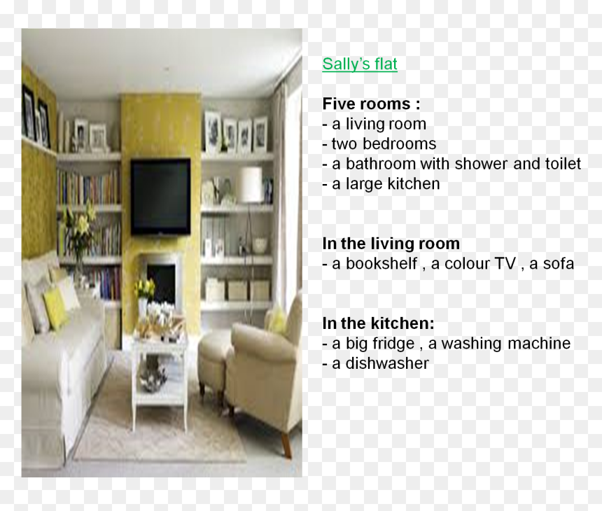 Said English Club - Interior Design, HD Png Download - living room png