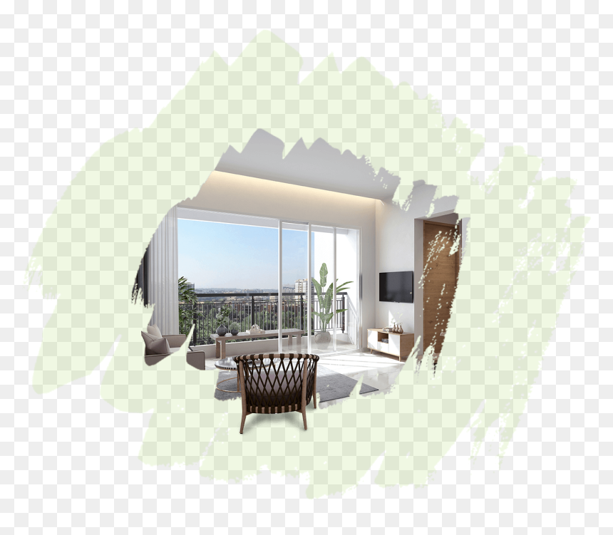 Window Screen, HD Png Download - living room png