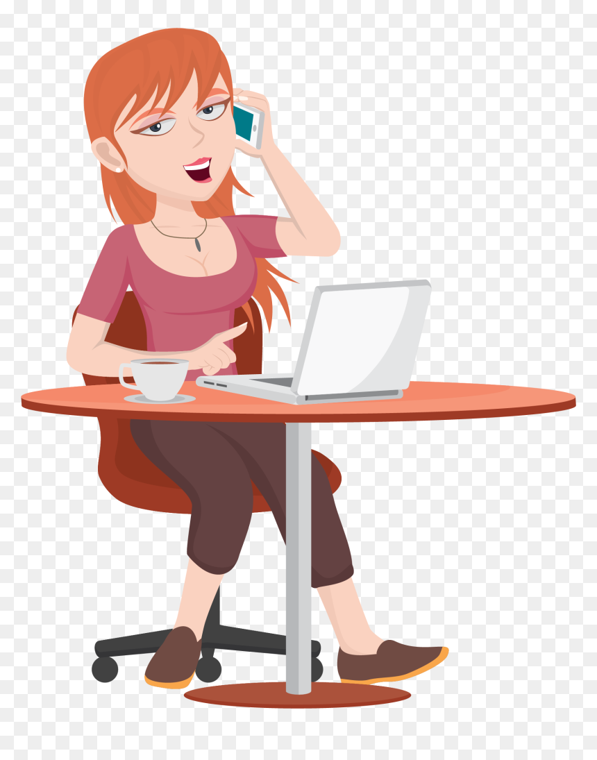 Teletrabajo Caricatura, HD Png Download - bill gates png