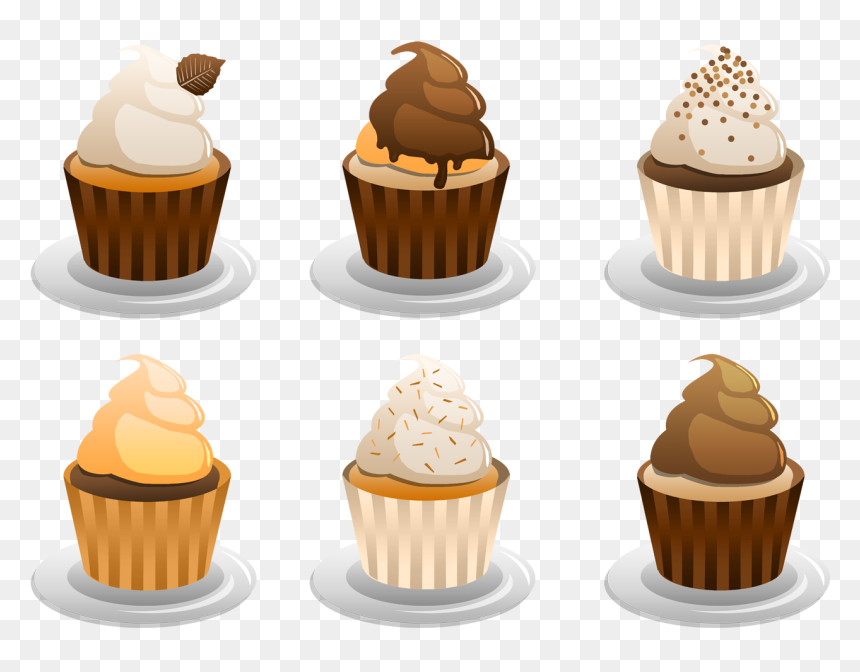 Cupcake Vector Vanilla - Vanilla Cake Vector Png, Transparent Png - vanilla png