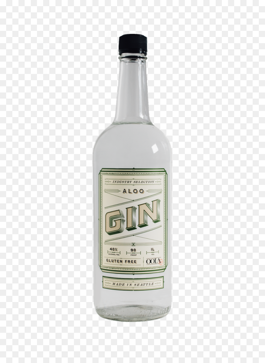 Aloo Gin Bottle Shot - Oola Aloo Gin, HD Png Download - vodka bottle png