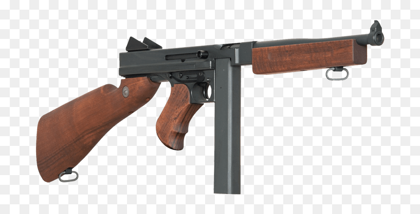 Thompson Submachine Gun - Ares Thompson M1a1, HD Png Download - tommy gun png