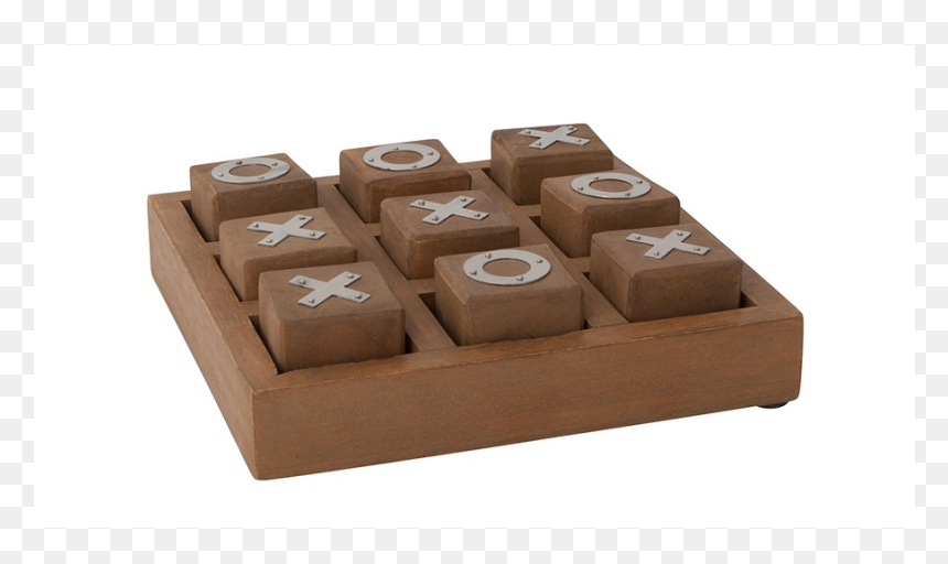Wooden Tic Tac Toe Game - Plywood, HD Png Download - tic tac toe png