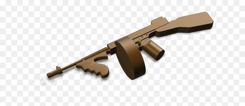3d Design By Bill13 Sep 6, - Ranged Weapon, HD Png Download - tommy gun png