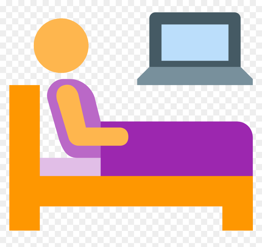 Trabajar En La Cama Icon - Icon Watch Tv Png, Transparent Png - watch icon png
