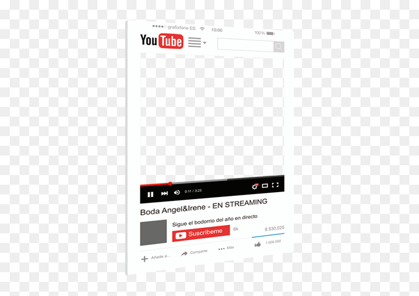 Thumb Image - Marco De Fotos Youtube, HD Png Download - you tube png