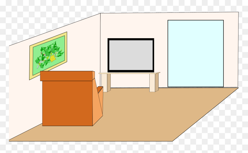 Living Room - Room Clipart, HD Png Download - living room png