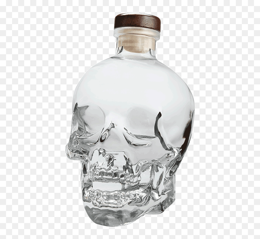 Transparent Glass Bottle Png - Crystal Head, Png Download - vodka bottle png