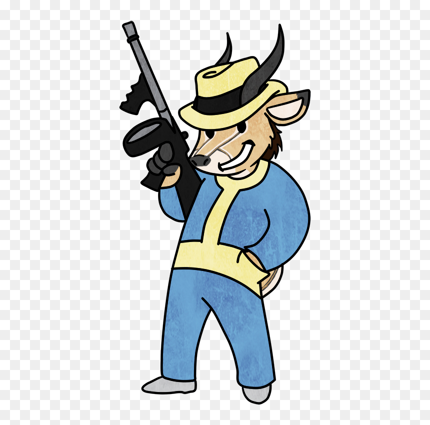 Cartoon, HD Png Download - tommy gun png