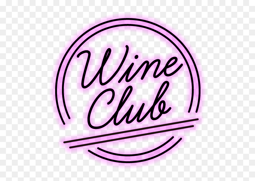 Wine Club Logo Pink Trans Bkg - Calligraphy, HD Png Download - bars png
