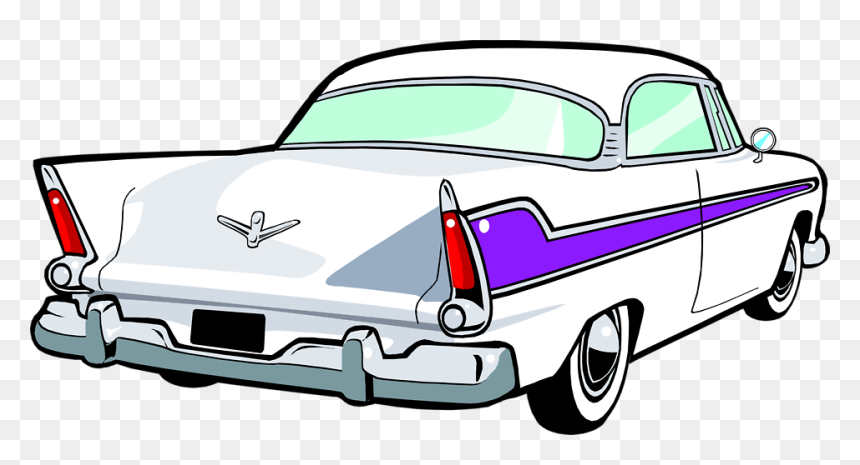 Clip Art Vintage Cars, HD Png Download - back of car png