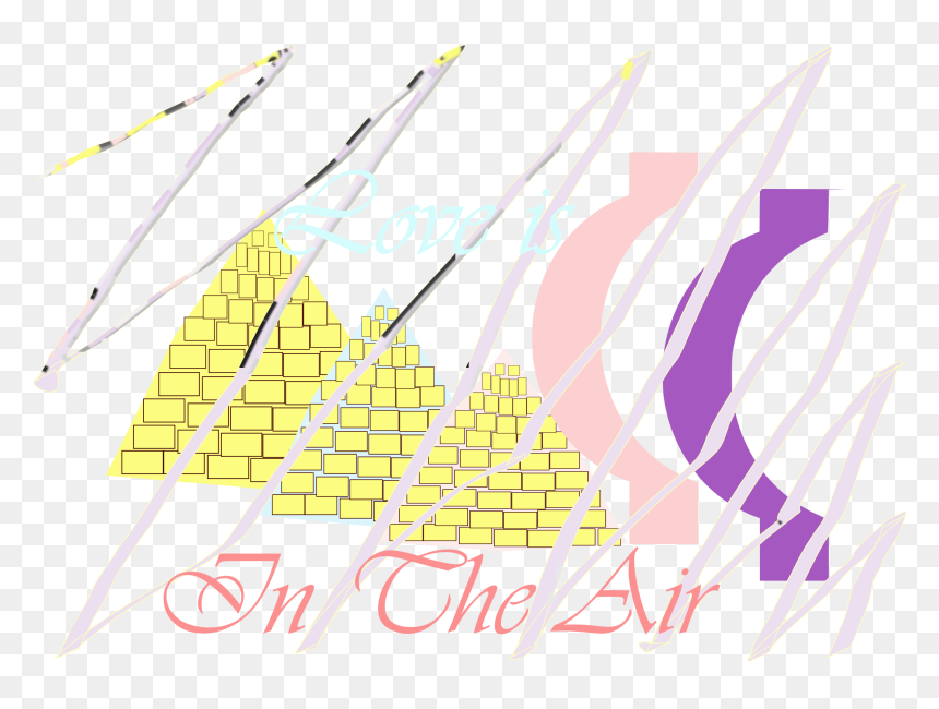 E-card Love In The Air Beside The Pyramids Clip Arts - Poster, HD Png Download - pyramids png