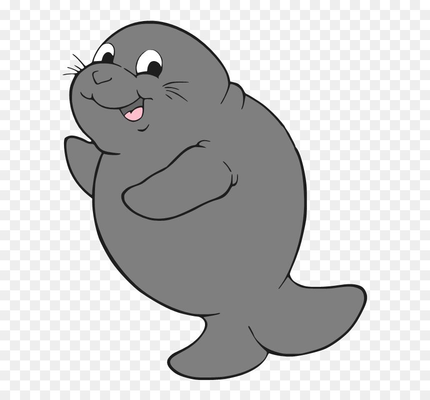 Manatee Clipart The Cliparts - Manatee Clipart, HD Png Download - manatee png