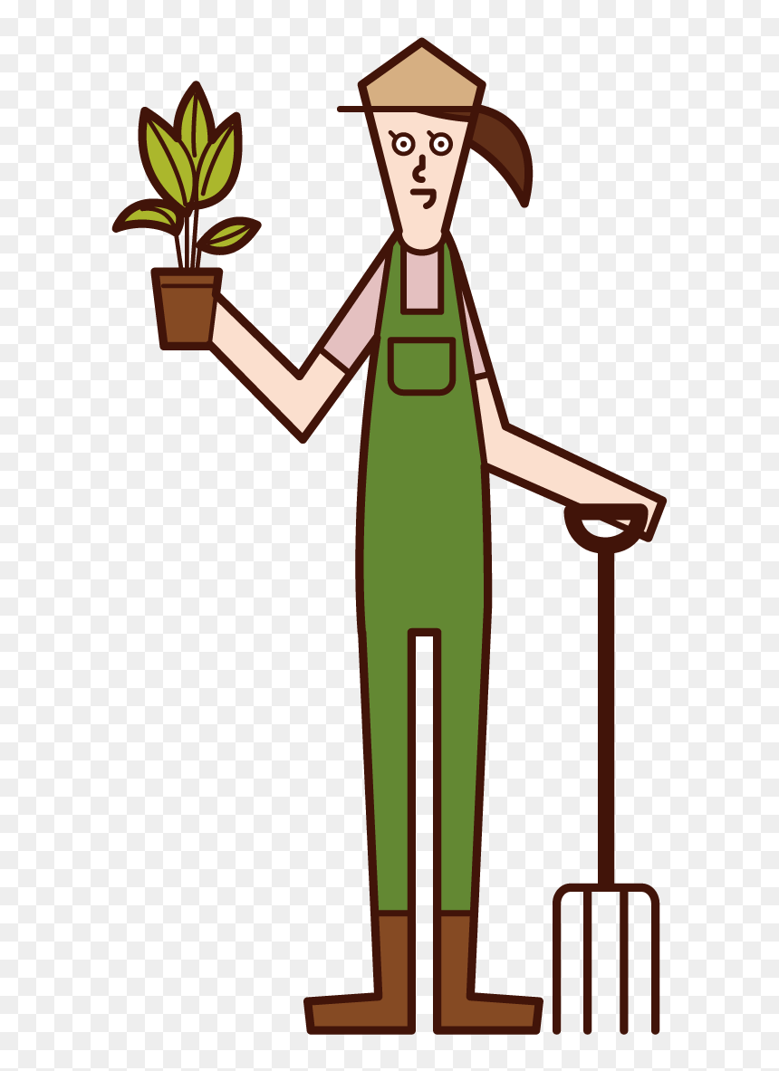 Illustration Of Gardener And Garden Designer - Garden Designer, HD Png Download - gardener png