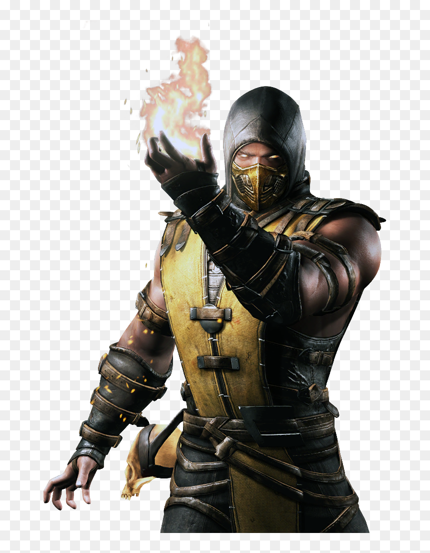 Ermac Mortal Kombat X Png Transparent Image - Mortal Kombat Scorpion Png, Png Download - raiden png