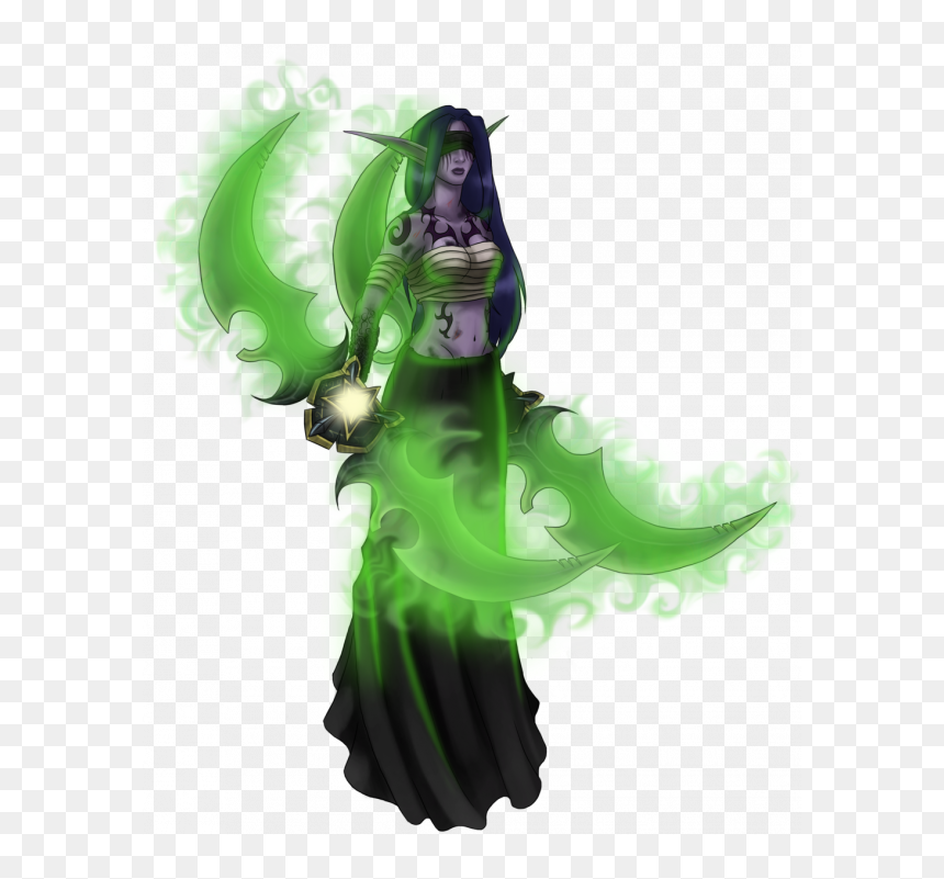 Warcraft Demon Hunter Art, HD Png Download - hunter png