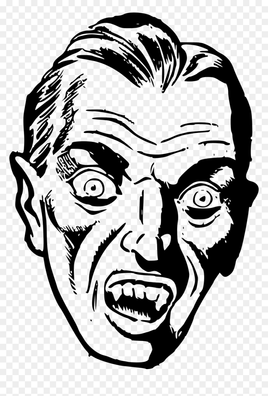 Vampire Periodic Table, HD Png Download - evil face png