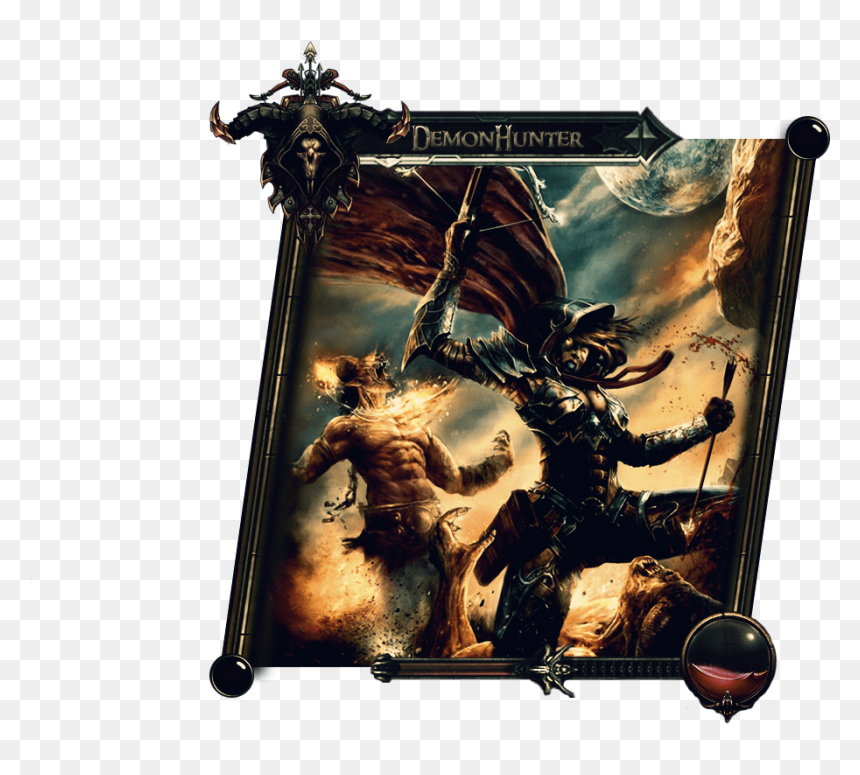 Transparent Demon Hunter Png - Diablo 3 Demon Hunter Fanart, Png Download - hunter png