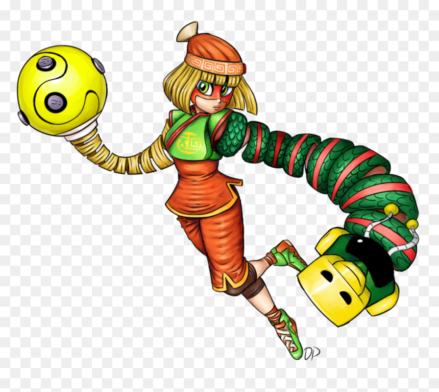 That Thicc Ass Waifu From Upcoming Nintendo Fighting - Min Min Arms, HD Png Download - fighting png