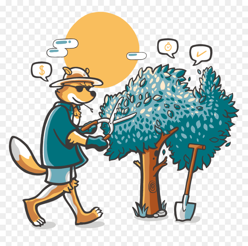 Work As A Gardener In Australia - Cartoon, HD Png Download - gardener png