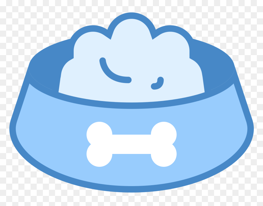 Dog Bowl Clipart - Dog Food Clipart Free, HD Png Download - food clipart png