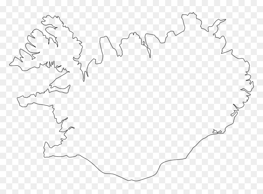 Iceland Map Vector, HD Png Download - europe png