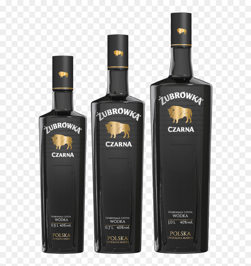 Polish Black Vodka, HD Png Download - vodka bottle png
