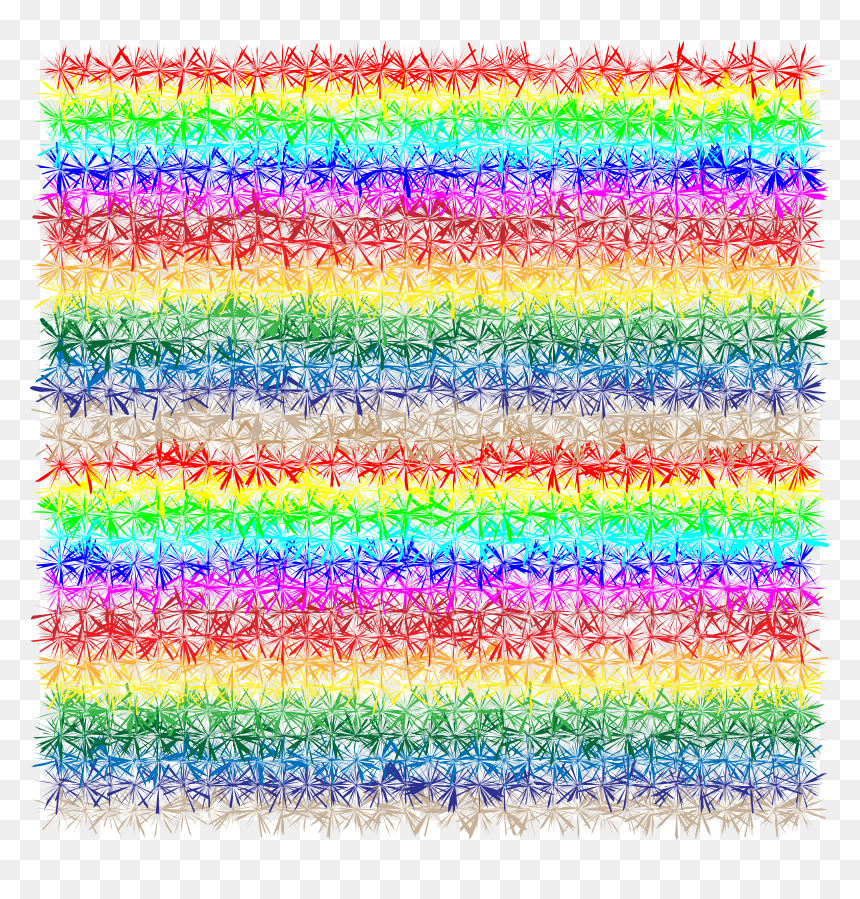 Prismatic Tinsel 2 Clip Arts - Visual Arts, HD Png Download - tinsel png