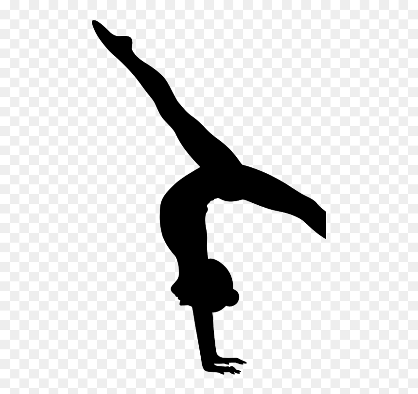 Thumb Image - Transparent Background Gymnast Silhouette, HD Png Download - gymnastics png